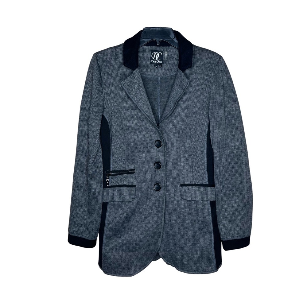 Gray Lightweight Blazer Jacket - image 1
